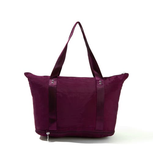Baggallini Carryall Expandable Packable Tote In Purple