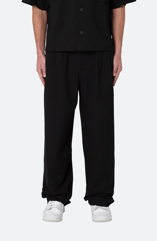 Shop Mnml Baggy Pleated Pants In Black