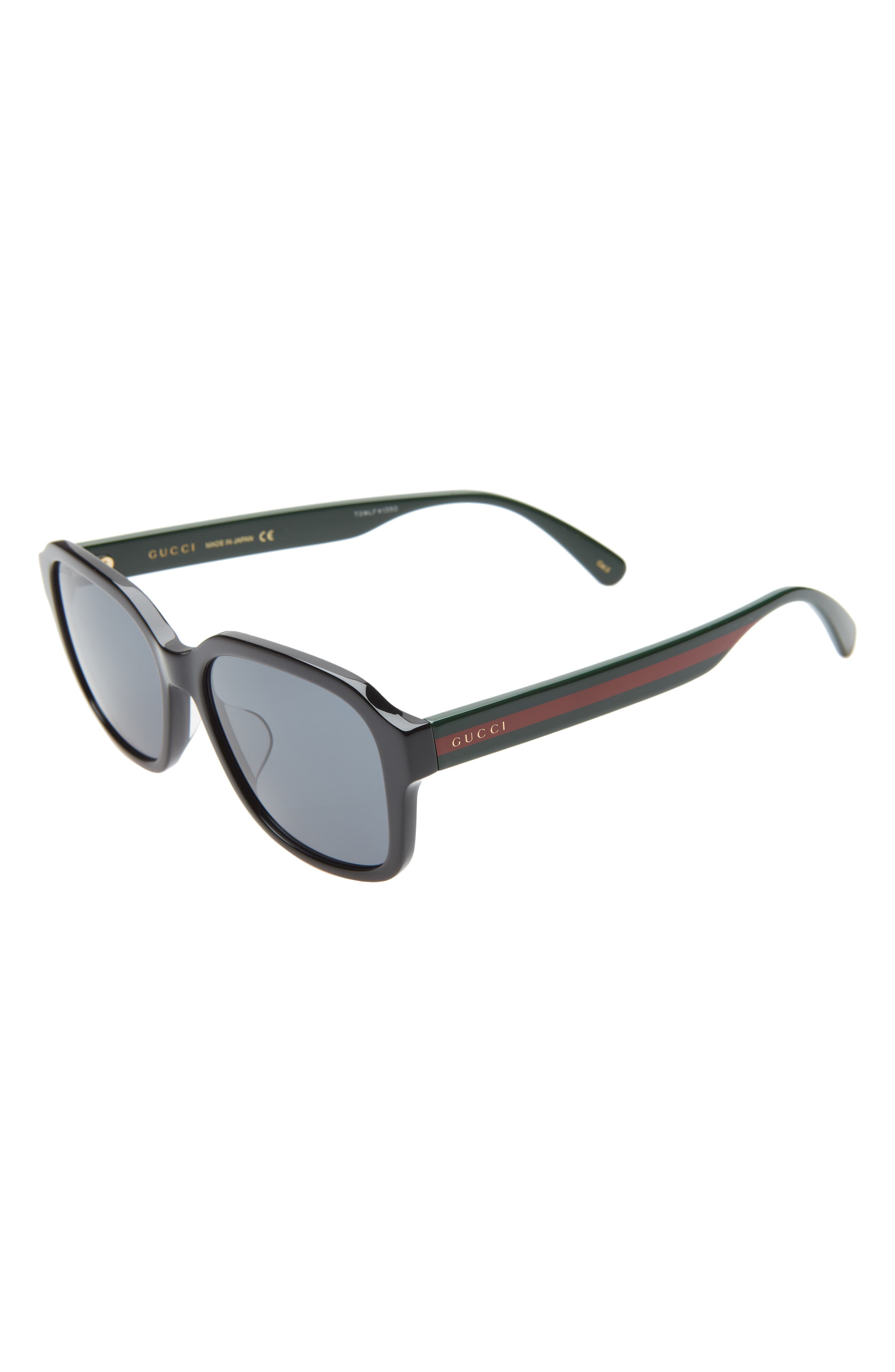 gucci 57mm square sunglasses