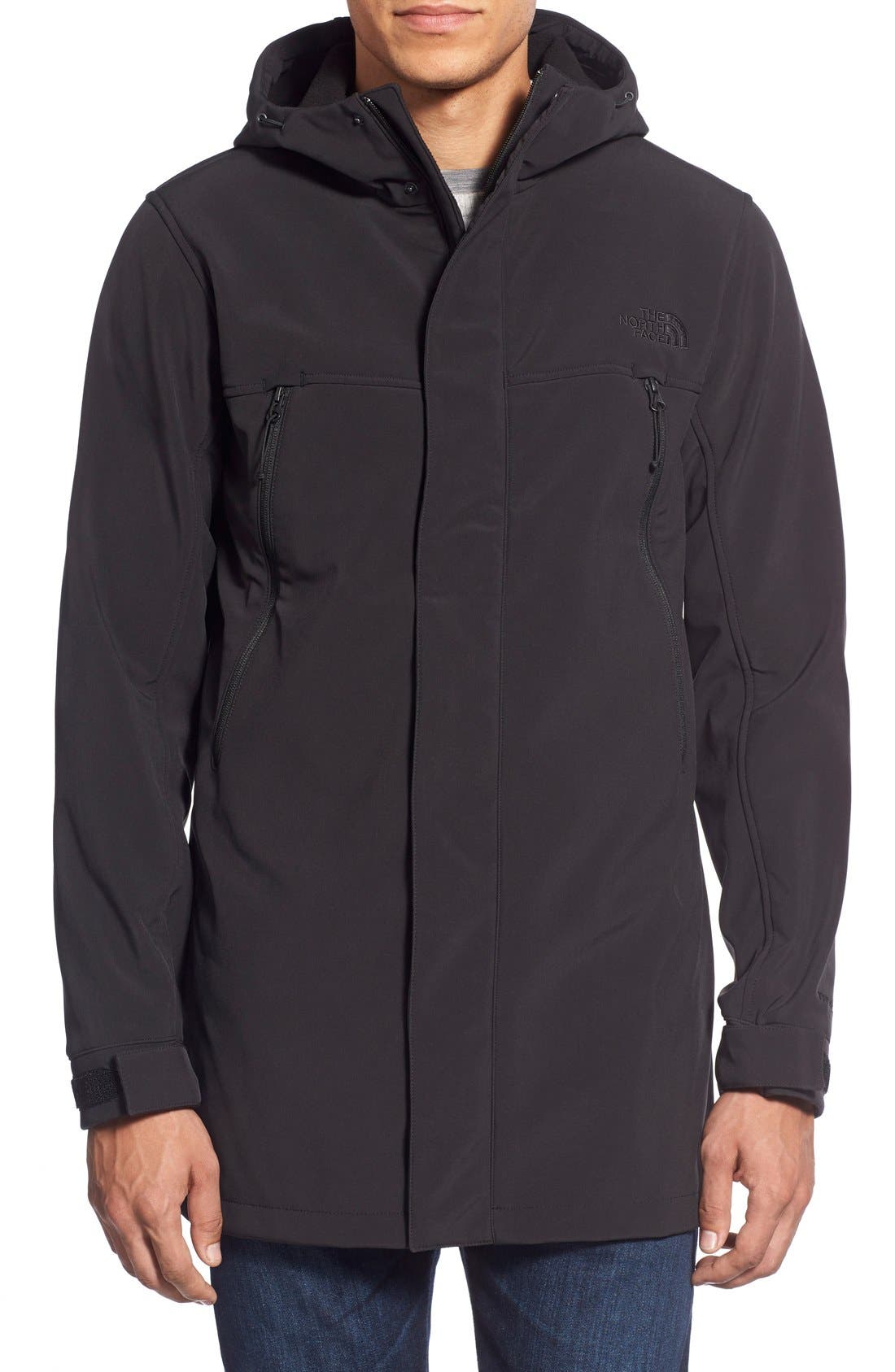 north face longline jacket