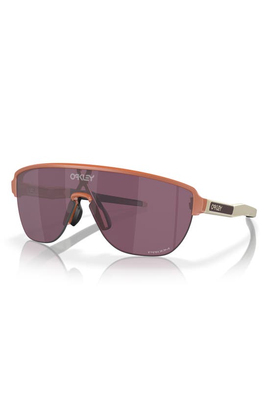 Shop Oakley Corridor 42mm Prizm™ Irregular Sunglasses In Matte Black/matte Ginger