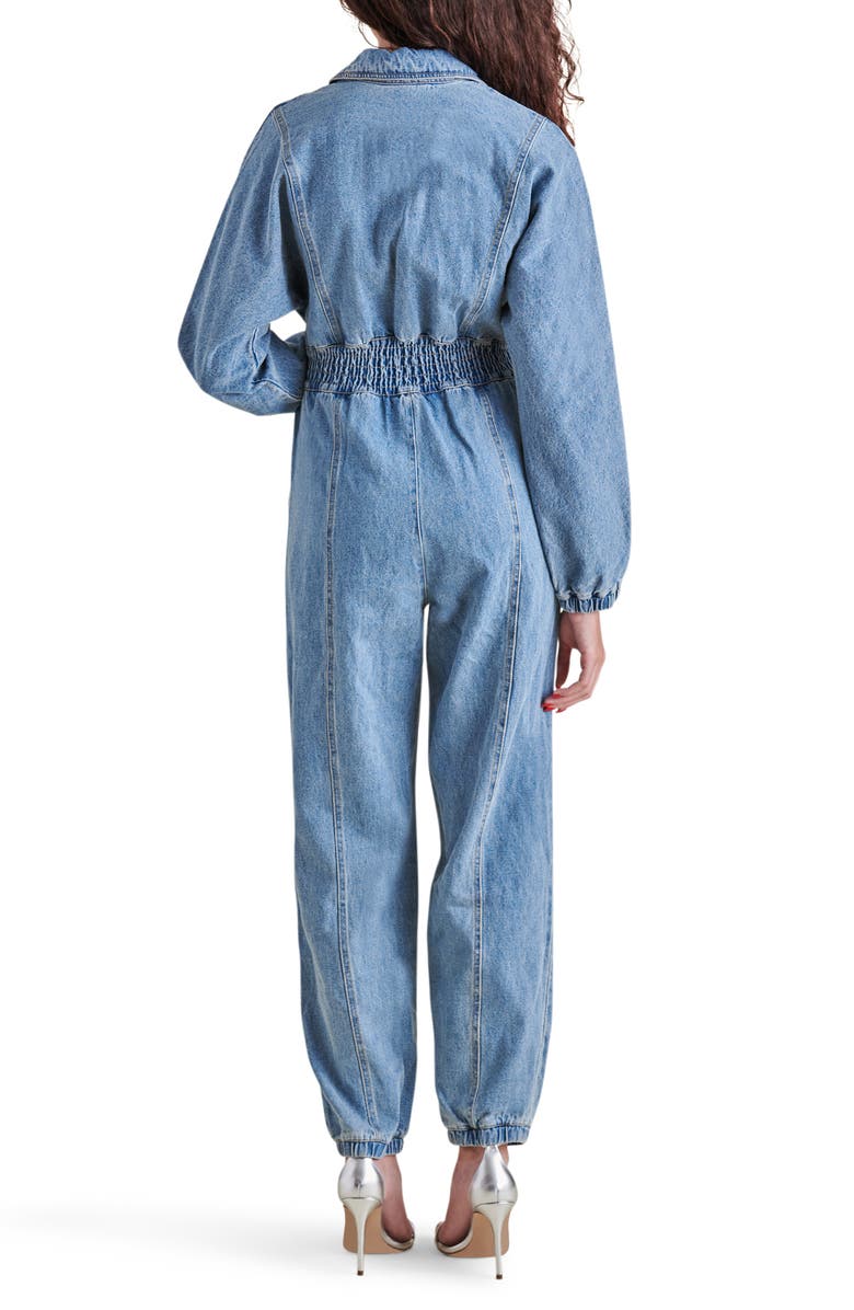 Steve Madden Coya Long Sleeve Denim Jumpsuit | Nordstrom