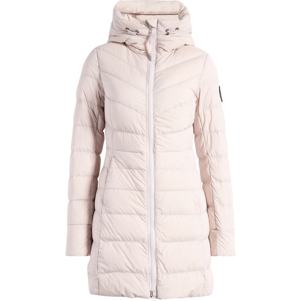 Shop Canada Goose Clair 750 Fill Power Down Puffer Coat In Lucent Rose