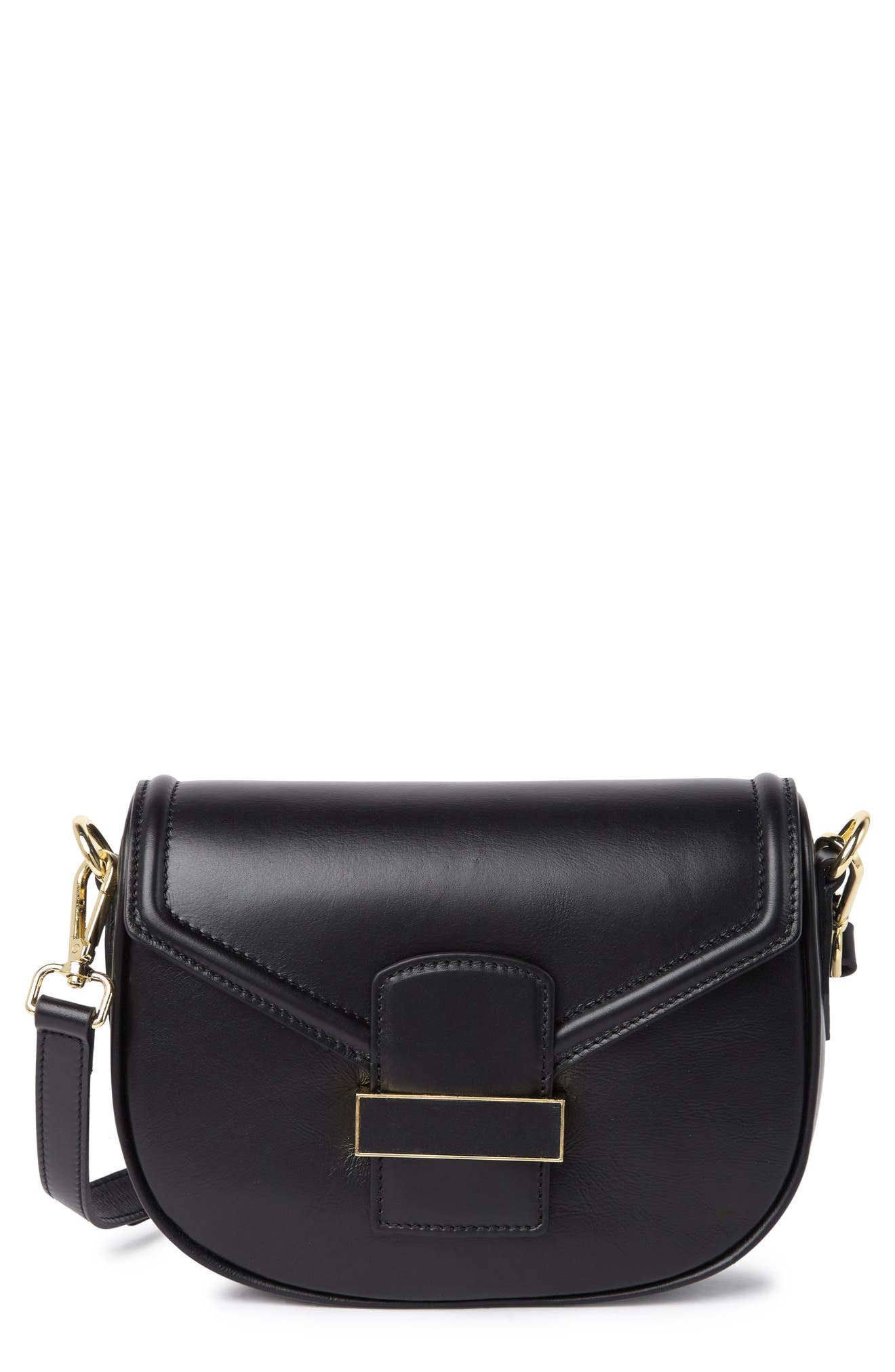 Click to view more detailed imagery on our partner's website Massimo Castelli Sauvage Leather Crossbody Bag In Black At Nordstrom Rack