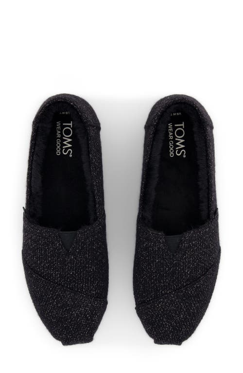 Shop Toms Alpargata Classic Slip-on In Black