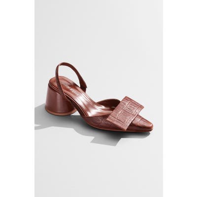 Jeffrey Campbell Kari Bow Slingback Pump- Red