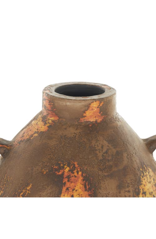 GINGER BIRCH STUDIO GINGER BIRCH STUDIO BROWN CERAMIC VASE