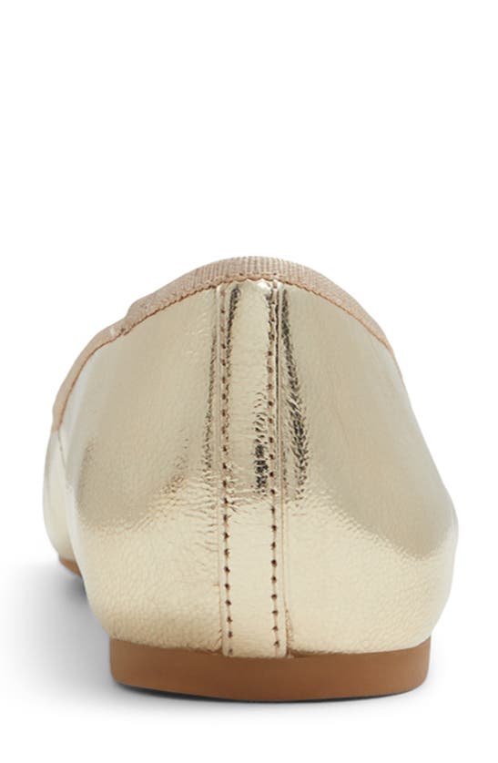 Ted Baker Ava Icon Ballet Flat In Gold