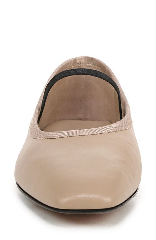 Shop Vince Vivian Mary Jane Flat In Taupe Clay