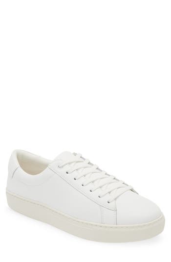 7 For All Mankind Low Top Sneaker In Leather White