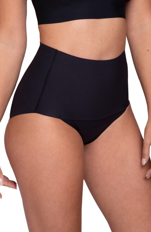 Shop Proof ® Assorted 2-pack Period & Leak Resistant High Waist Super Light Absorbency Smoothing Briefs In Black/black