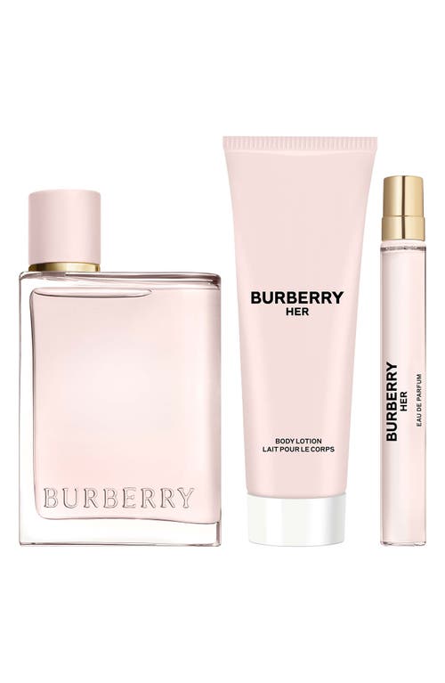 Shop Burberry Her Eau De Parfum Gift Set In No Color