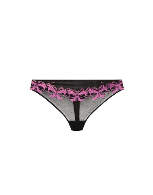 Shop Adore Me Audrina Thong Panties In Black