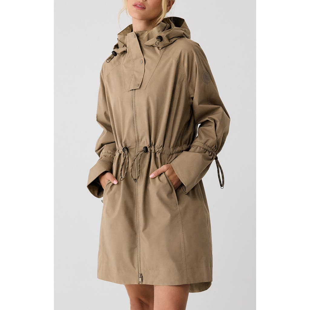 Lole Piper Waterproof Oversize Rain Jacket In Carmel