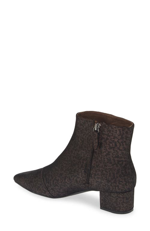 Shop Koko + Palenki Tali Bootie In Brown Shimmer Leather