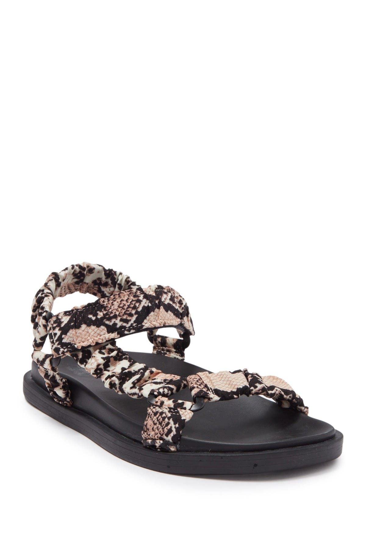 14th & Union Kylie Sandal In Beige Natural Snake