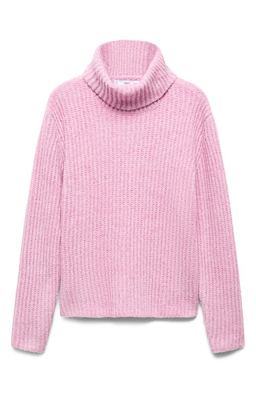 MANGO Turtleneck Sweater Pink at Nordstrom,