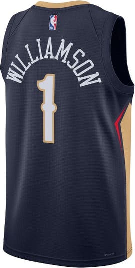 Youth Nike Zion Williamson White New Orleans Pelicans Swingman Player Jersey  - Association Edition 