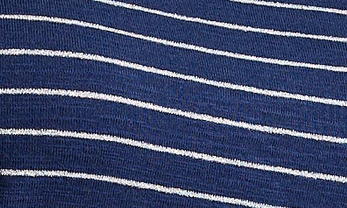 Shop Tommy Bahama Ashby Isle Stripe Cotton T-shirt In Island Navy