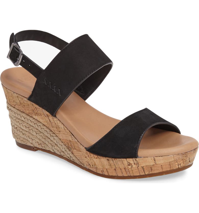 UGG® Elena Platform Wedge Sandal (Women) | Nordstrom