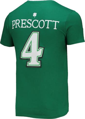 FANATICS Men's Fanatics Branded Dak Prescott Green Dallas Cowboys St.  Patrick's Day Icon Player T-Shirt