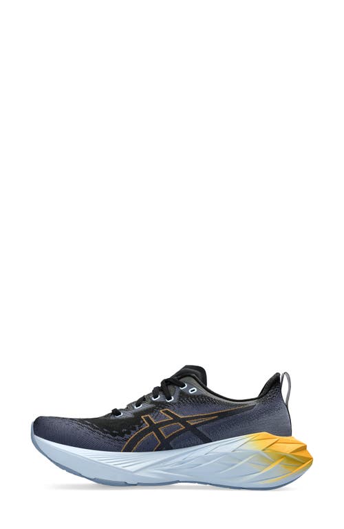 Shop Asics ® Novablast 4 Running Shoe In Black/thunder Blue