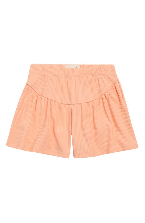 Peek Aren'T You Curious Kids' Flared Shorts Pale Orange at Nordstrom,