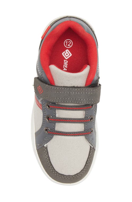 Shop Dream Pairs School Low Top Sneaker In Grey/red