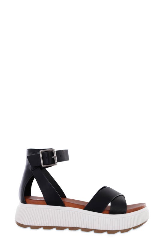 Shop Mia Holi Platform Sandal In Black