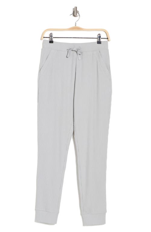 X By Gottex Tie Waist Rib Joggers In Grey