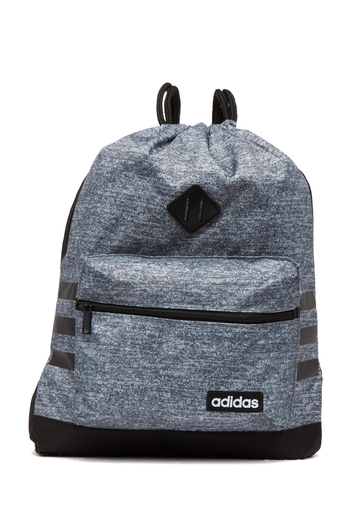 Adidas Originals Classic 3s Sackpack In Medium Grey