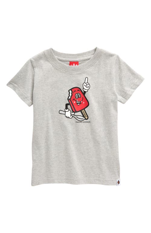 Shop Icecream Kids' Frostbite Graphic T-shirt In Heather Grey