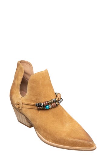 Antelope Odessa Pointed Toe Bootie In Taupe