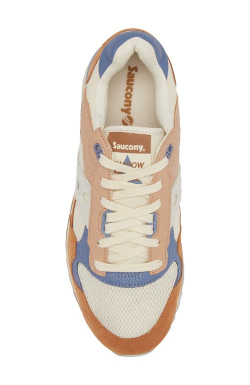 Shop Saucony Shadow 5000 Sneaker In Light Beige/rust