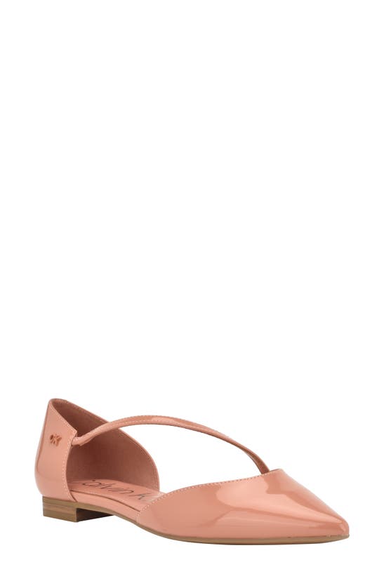 CALVIN KLEIN SANNIE D'ORSAY POINTED TOE FLAT