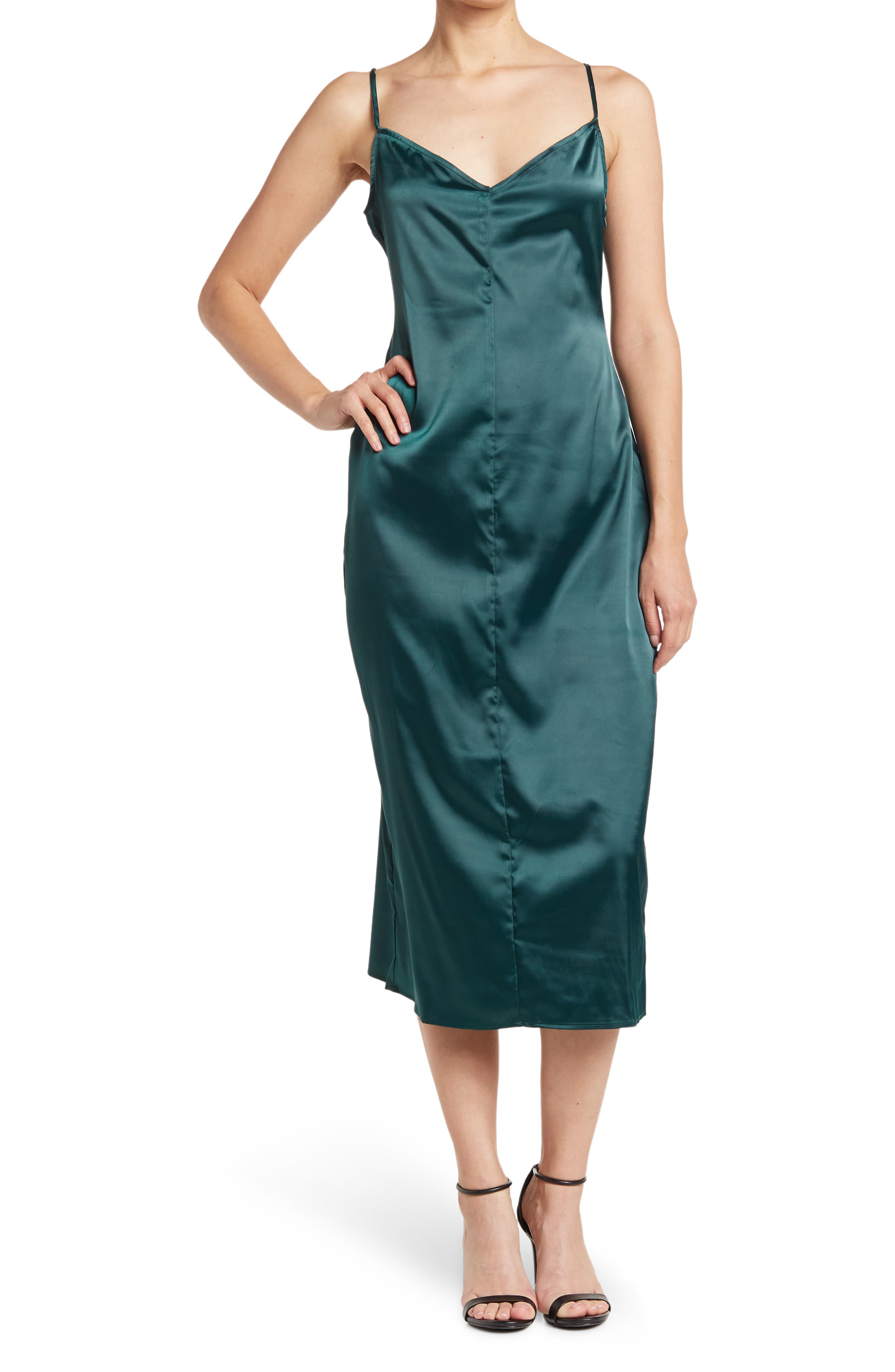 green going out dresses