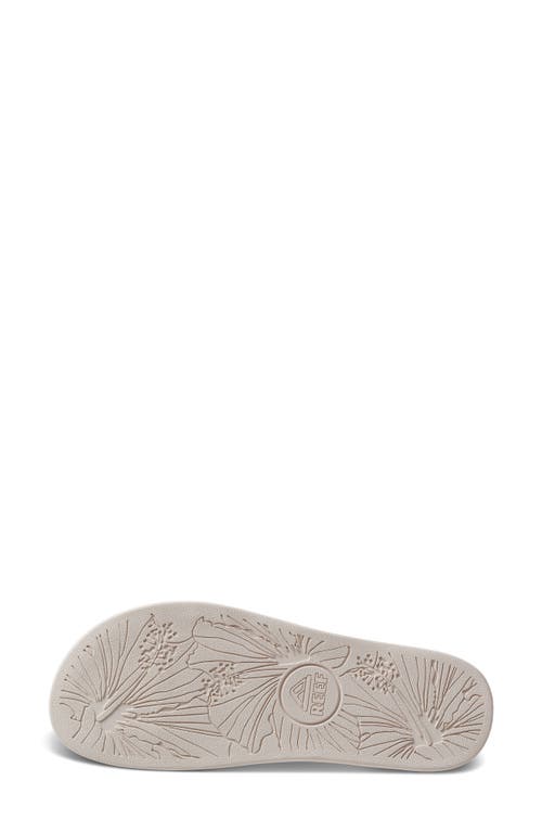 Reef Cushioned Vera Cruz Slide Sandal In Whisper White