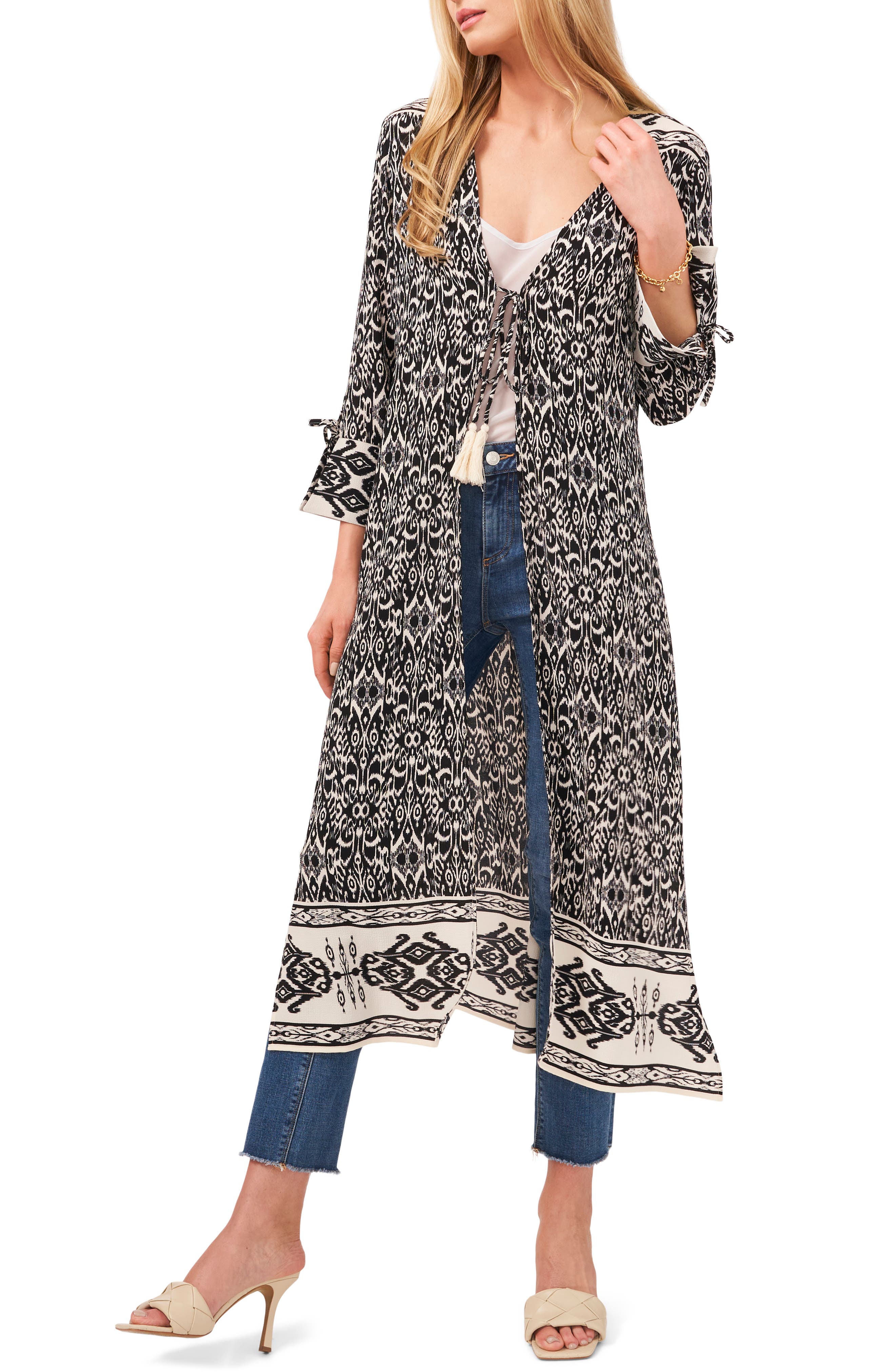 tie front caftan