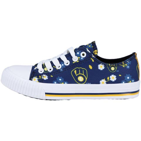 New York Yankees Women's Side Wordmark Canvas Shoes