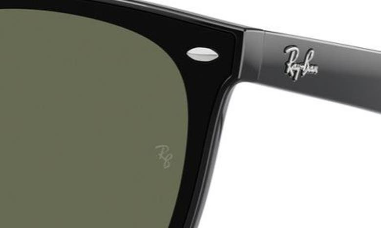 Shop Ray Ban Ray-ban 66mm Polarized Oversize Irregular Sunglasses In Black