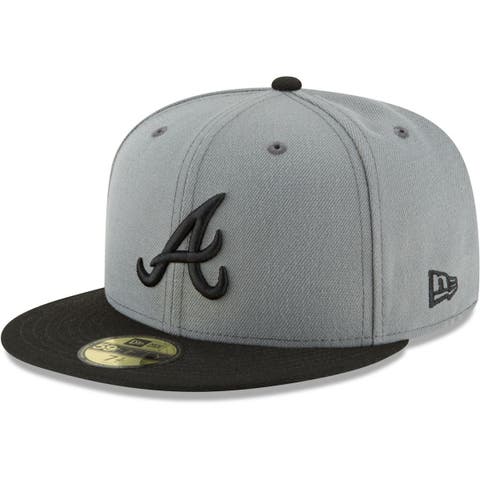 Men's Atlanta Braves Fanatics Branded Navy/Red Cooperstown Collection  Two-Tone Fitted Hat