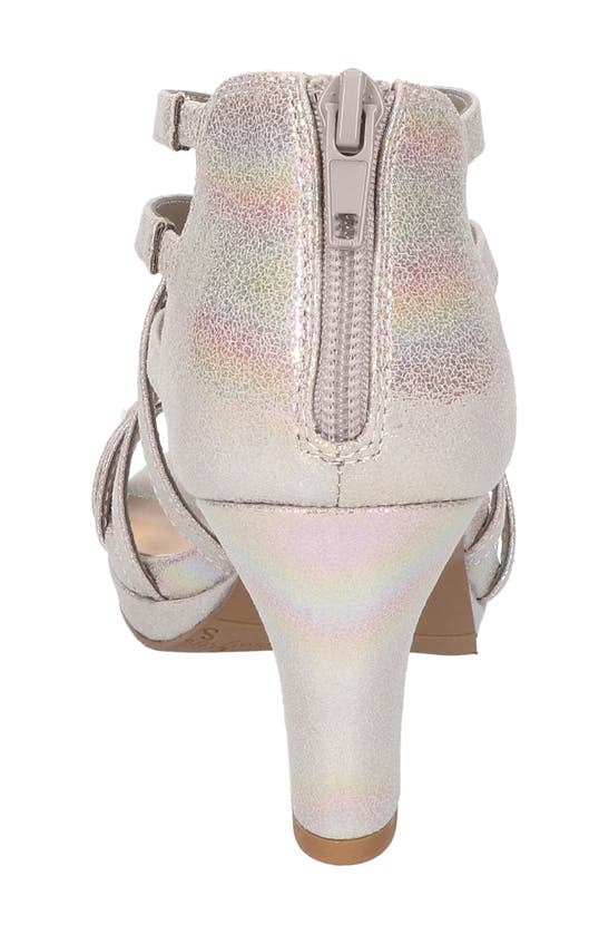 Shop Easy Street Bee Cage Sandal In Natural Iridescent