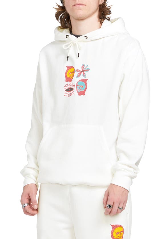 Shop Volcom Earth Tripper Graphic Hoodie In White