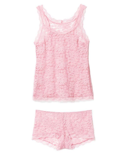 Shop Adore Me Roanne Tank & Short Set Lingerie In Medium Pink