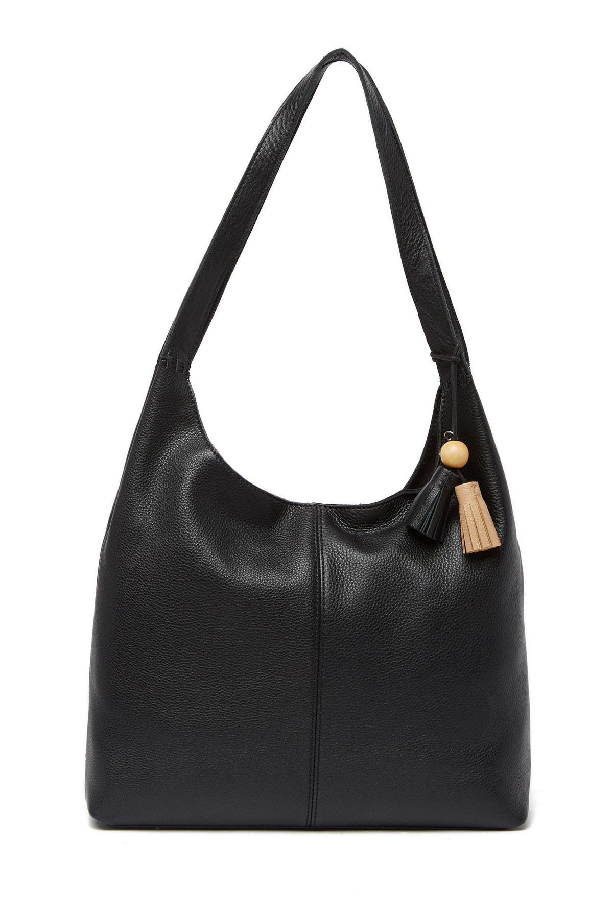 The Sak Leather Hobo Bag In Black