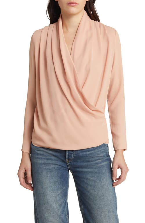 Rose Long Sleeve Blouse in Pink