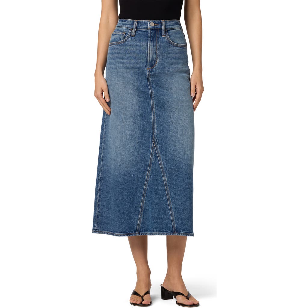 Joe's Maxi Denim Skirt In Elyssa