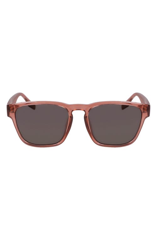 Fluidity 53mm Square Sunglasses in Crystal Saddle