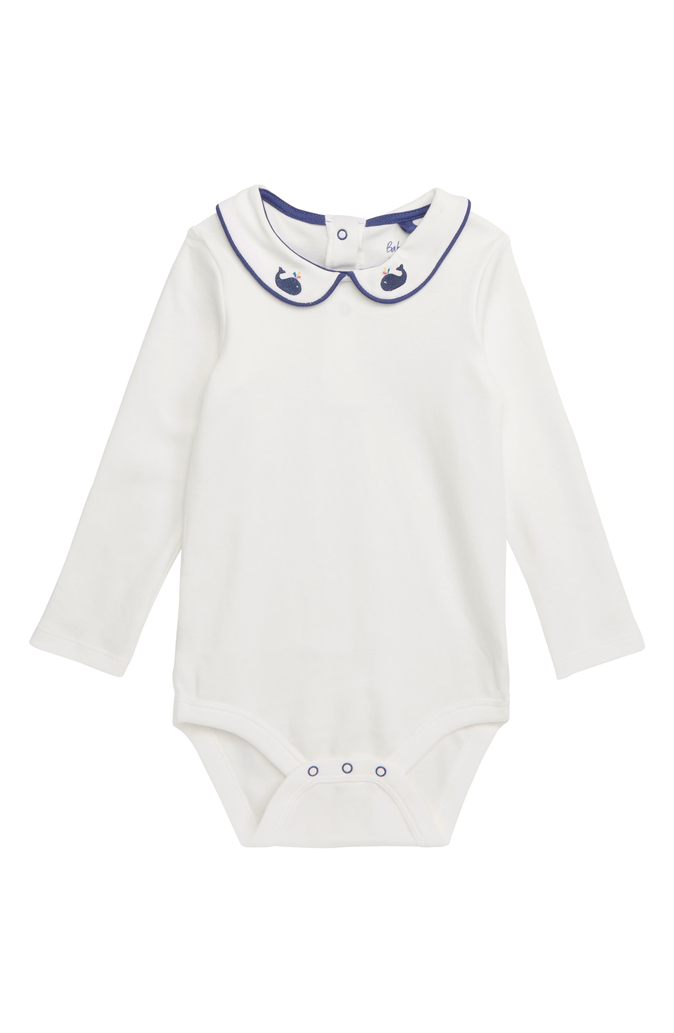 peter pan collar bodysuit boy