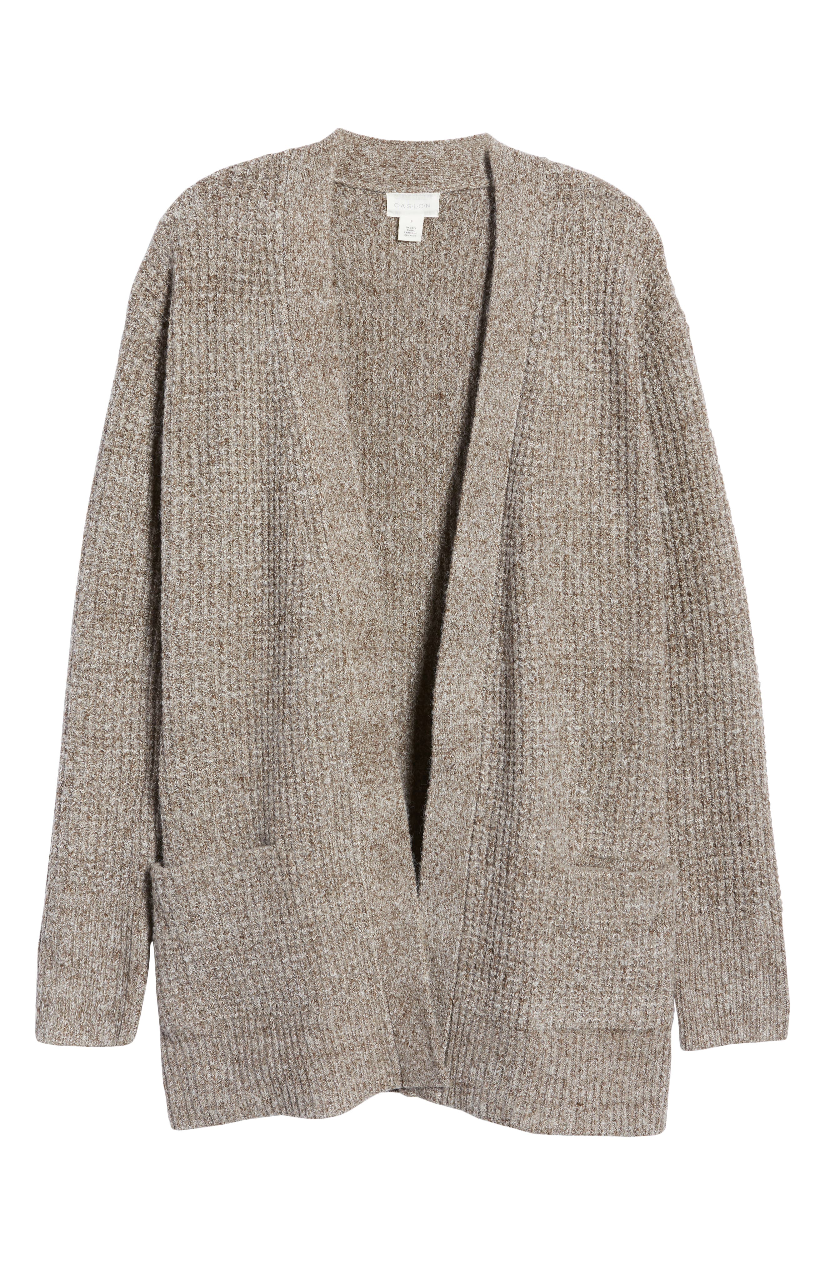 Caslon® Open Front Cardigan Sweater 